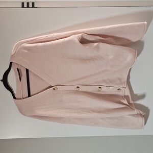 Women's Pink Button-Up Cardigan